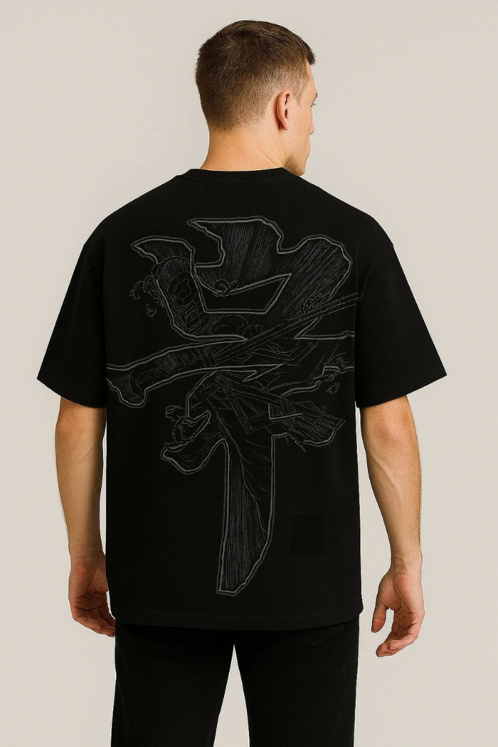 Phantom Kanji Tee – Black