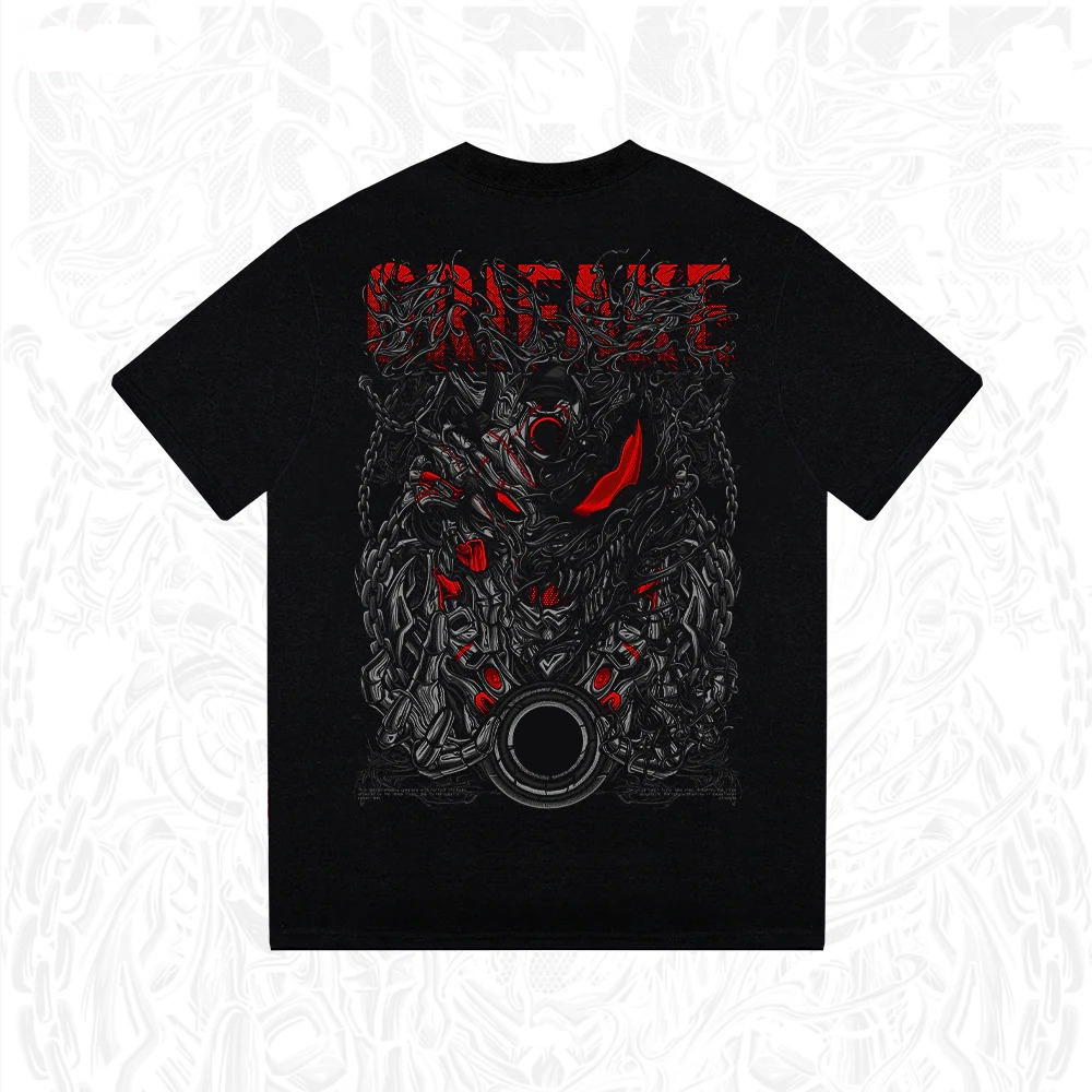 Venom Chaos Graphic Tee – Black