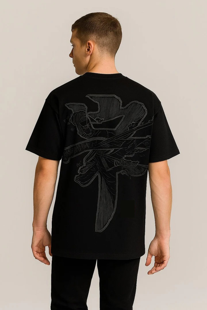 Phantom Kanji Tee – Black