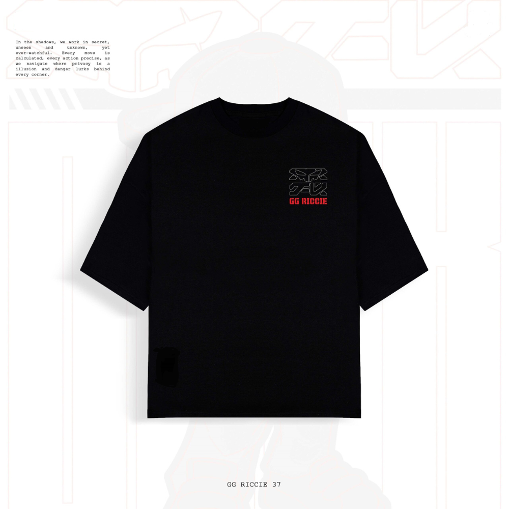 T-SHIRT GG RICCIE 37 BLACK