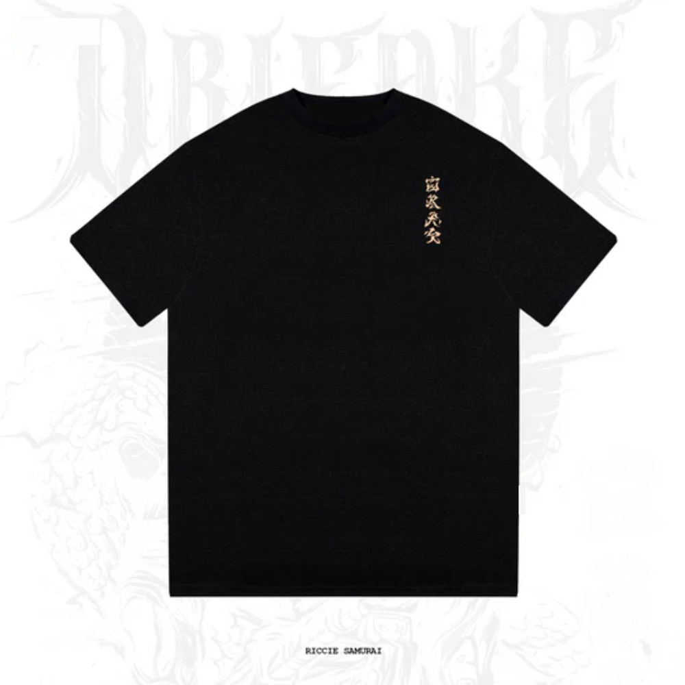 Riccie Samurai Graphic Tee – Black