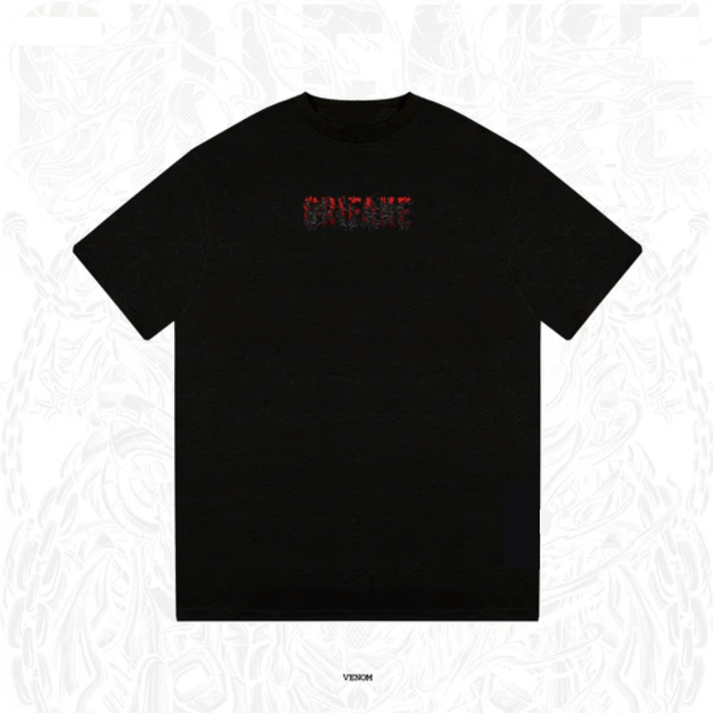 Venom Chaos Graphic Tee – Black