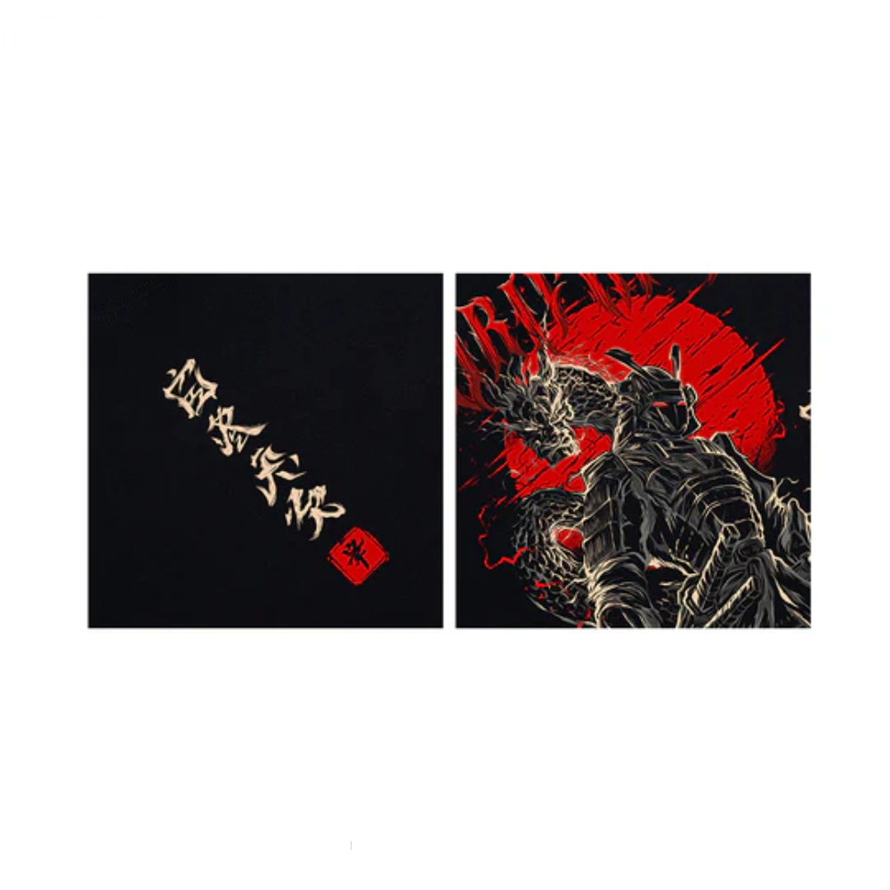 Riccie Samurai Graphic Tee – Black